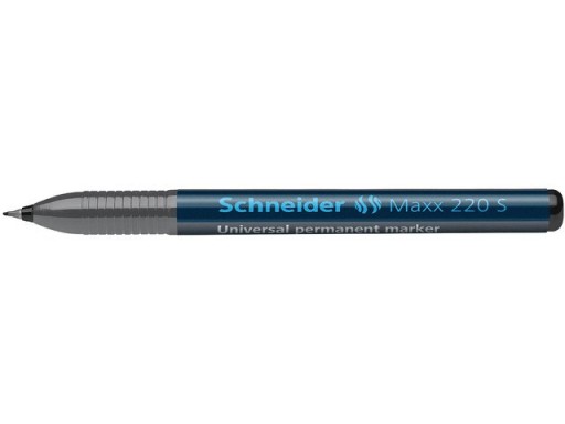 Permanentné fóliové pero SCHNEIDER Maxx 220 S, 0,4 mm, čierne