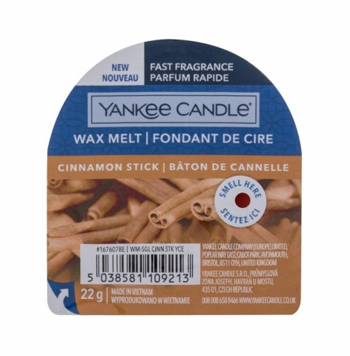 Vosk s vôňou škorice Yankee Candle