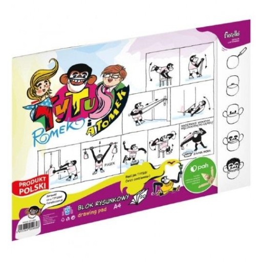 Fiorello A3 Drawing Pad 20 listov Tytus, Romek a A'Tomek