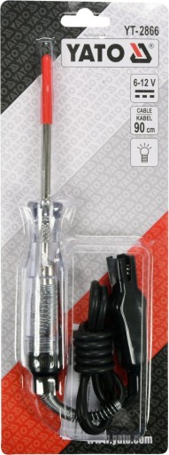 TESTER NAPÄTIA DO AUTA 6-12V, KABE