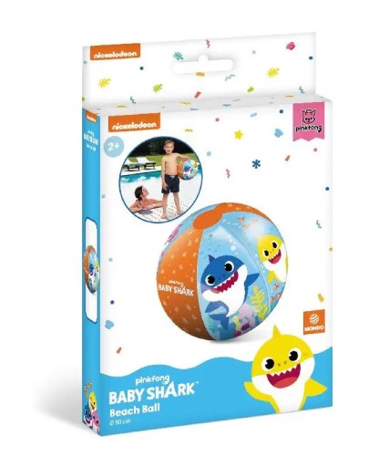 BABY SHARK 671 nafukovacia plážová lopta
