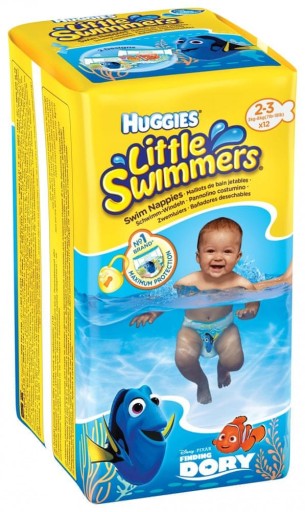 Huggies Swimmers Plienky 3-8 Kg 12 ks.