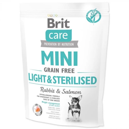 BRIT CARE MINI GRAIN FREE LIGHT & STERILIZED 400G