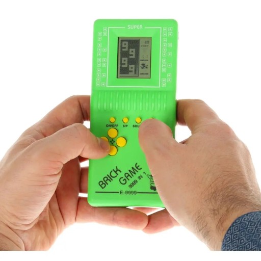 Elektronická hra Tetris 9999v1 zelená