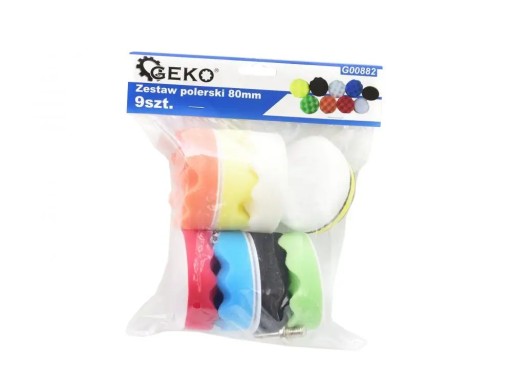 Leštiaca sada 80mm 9 ks G00882 GEKO