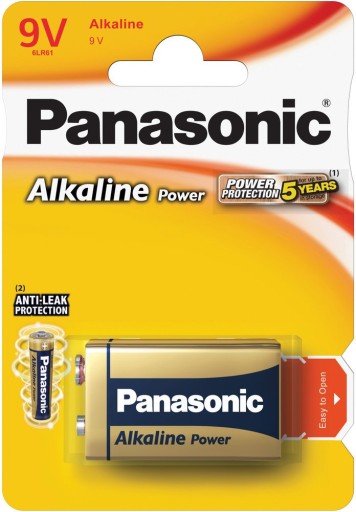 6LR61 9V Panasonic Alkaline Power batéria (blister 1 ks)
