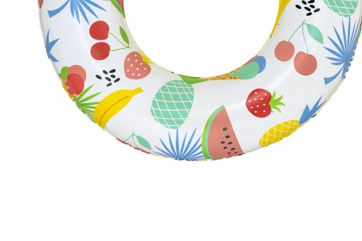Krúžok na plávanie 61cm, mix 2 prevedení: Ovocie, Plameniaky