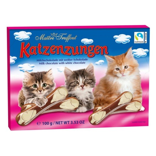 MaitreTruffout Mačacie jazyky mliečno-biele 100 g