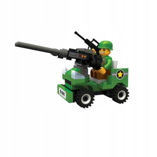 Klocki Blocki MyArmy Sachet - Vagón so zbraňou