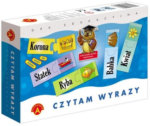VZDELÁVACIA HRA PREČÍTAM SLOVÁ SOVA MÚDRA HLAVA 0479