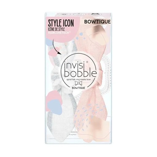 Gumičky do vlasov Invisibobble Bowtique Nordic Breeze Lemming Go 2ks.