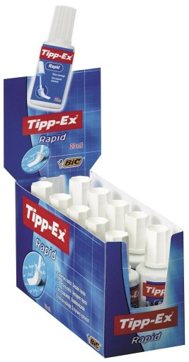 Tekutý korektor s hubkou vo fľaštičke fluid 30ml 8859915 RAPID TIPP-EX BIC