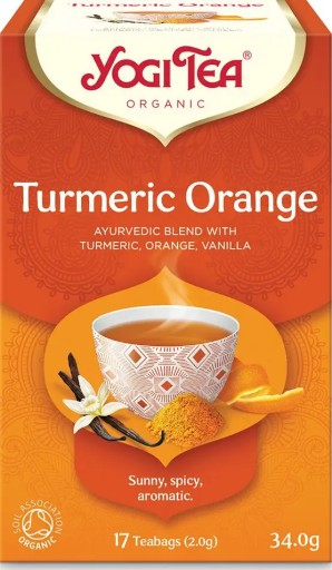 Yogi Tea Kurkuma Orange - kurkuma pomaranč (17x2,0g)