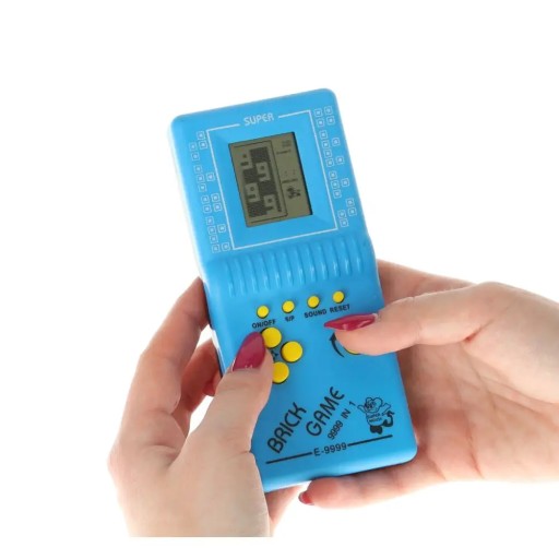 Elektronická hra Tetris 9999v1 modrá