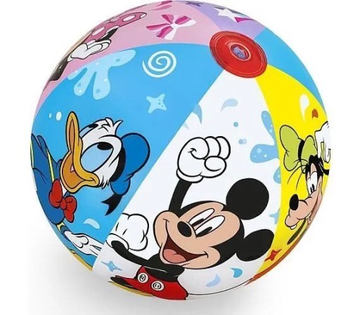 Nafukovacia plážová lopta Mickey Mouse 51 cm Bestway 91098