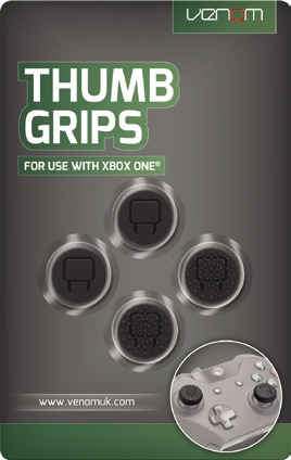 4-DIELNE GUMOVÉ KRYTY PRE XBOX SÉRIE ONE VENOM PAD