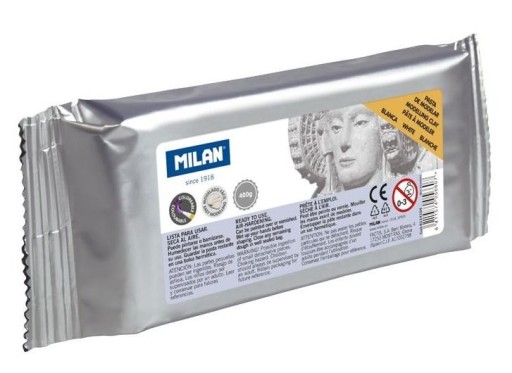 NA VZDUCHU SUCHÁ MODELÁRNA HLINA 400 G BIELA