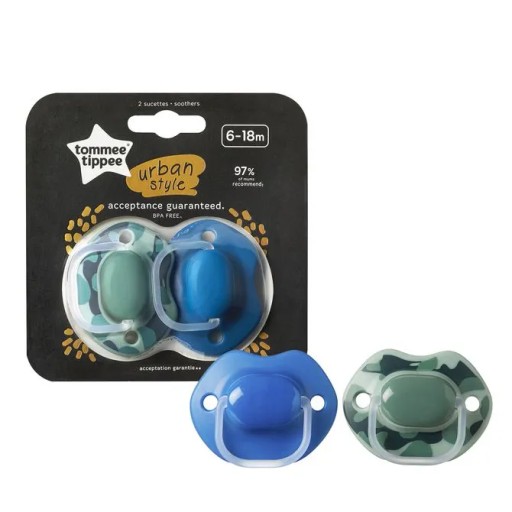 Tommee Tippee Urban cumlík 6-18m Boy 2 ks