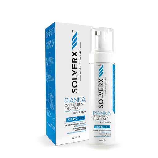 Solverx Pena na intímnu hygienu atopickej pokožky pre atopickú pokožku 200 ml