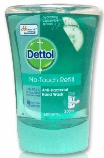 DETTOL Vložka do aplikátora 250 ml tekuté mydlo s náplňou z aloe