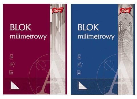 MILIMETROVÝ BLOK A4 20k. UNIPAP