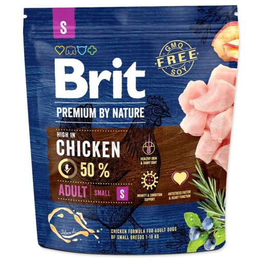 Krmivo BRIT pre dospelých psov s kuracím mäsom 1 kg