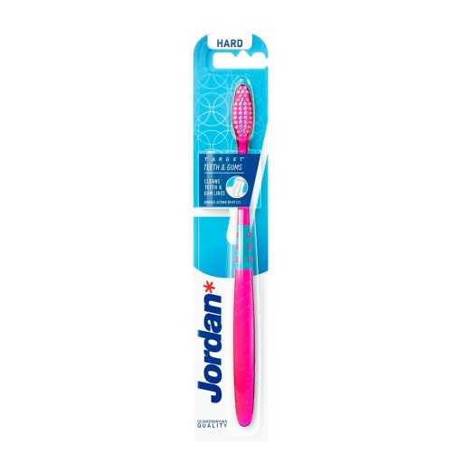 Tvrdá zubná kefka Jordan Target Teeth&Gums
