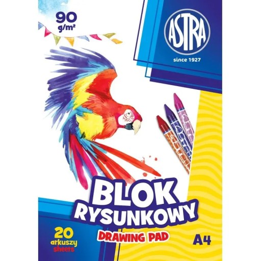 Astra podložka na kreslenie A4 20 listov 90g