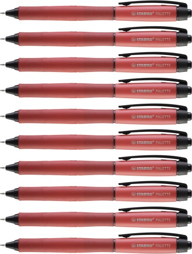 Guľôčkové pero STABILO Palette F, červené