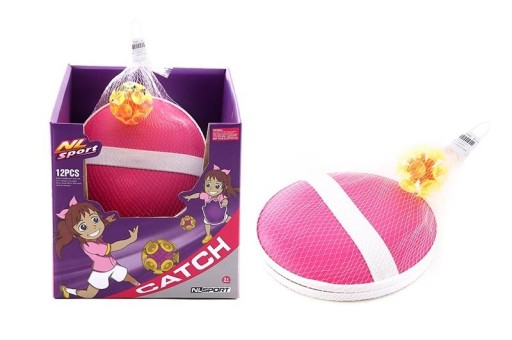 PALETKY VELCRO LOPTIČKA CHYŤOVAŤ loptičku ZRUČNOSTNÁ HRA