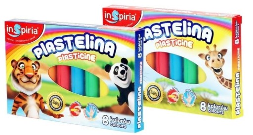 INSPIRIA PLASTICINE 8 FARBY 3804 SCHÉMA