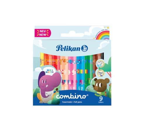Náučné fixky Pelikan Markers combino 411/9