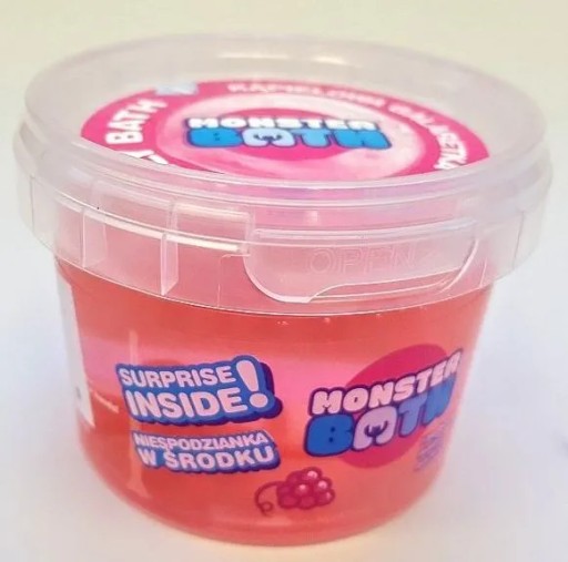 Marba Monster Želé do kúpeľa 100 g + hračka, mix farieb