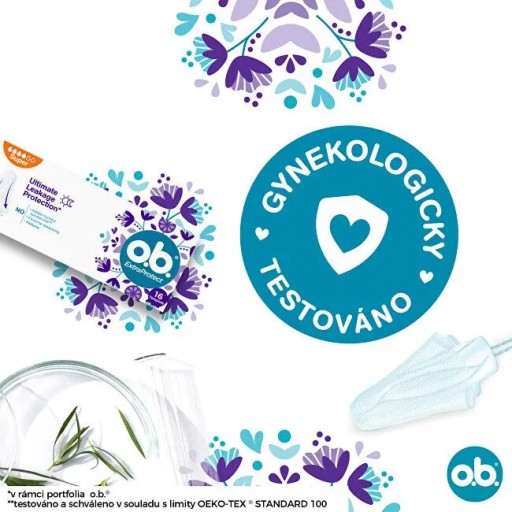 O.B. Tampóny Extra Protect Super 16 ks.
