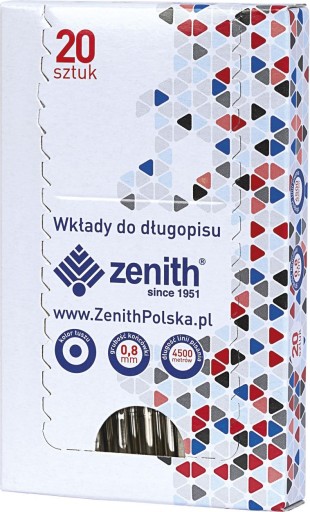 Náplň do pera Zenith modrá 0,8 mm 1 ks.
