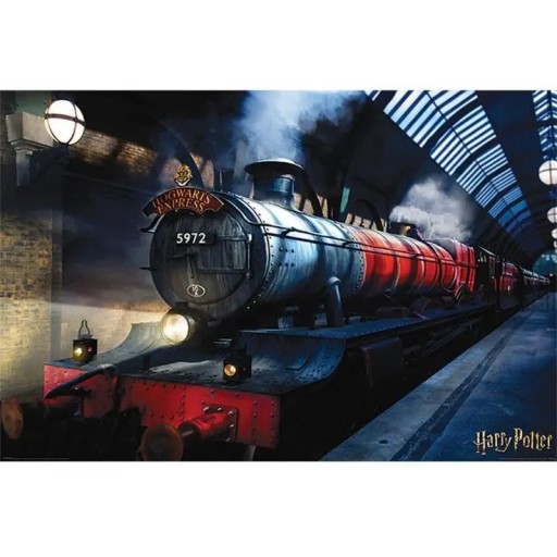 Plagát vlaku Harry Potter Rokfortský expres 61x91,5
