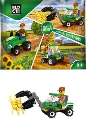 Klocki Blocki MyFarm Sachet - Traktor na slamu