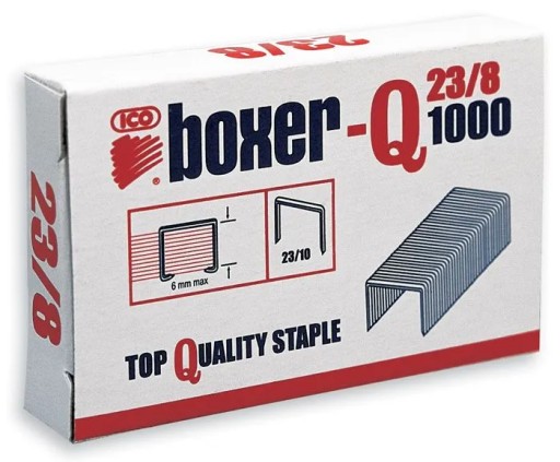 Sponky ICO Boxer 23/8 1000 ks, pozink