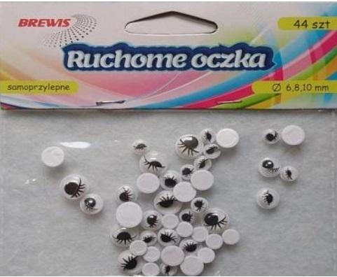Okrúhle OČI NA VÝROBU Príslušenstvo na VÝROBU hračiek Sada 6,8,10mm