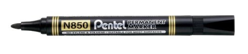 BLACK MARKER permanentný okrúhly fix PENTEL N850 permanentný fix