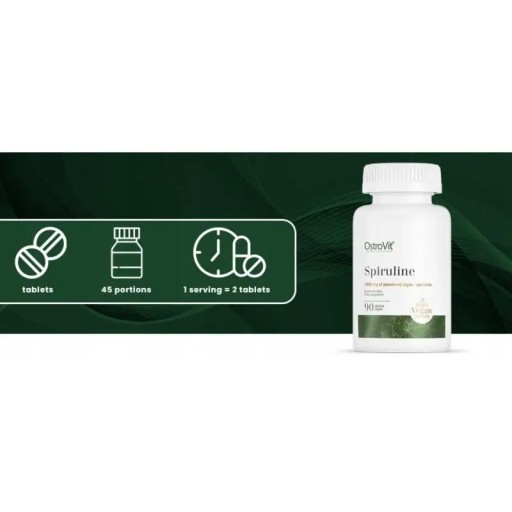 SPIRULINA 90 tabs SUPERFOOD ALGAE 18 aminokyselín