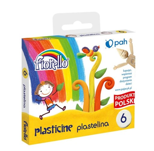 Fiorello plastelína 6 farieb