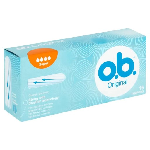 J&J Tampóny OB ORIGINAL Super 16 ks