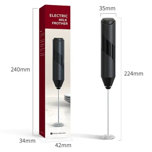 VÝKONNÝ ELEKTRICKÝ SPIEŇOVAČ, MLIEČKA, KÁVA, KAKAOVÝ MINI MIXÉR