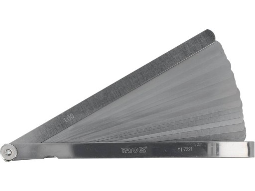 Spáromer 200 mm, 17 lopatiek, 0,02-1 mm YATO