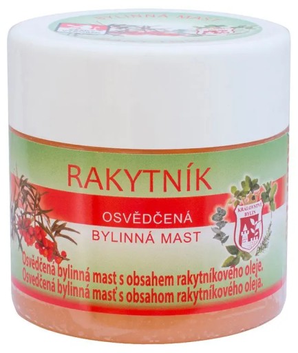 Rakytníková masť na bolesti svalov, kĺbov, kože, kostí, 150 ml Putorius