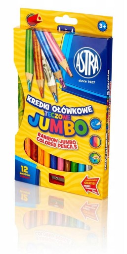 CERUŽKOVÉ PASTIELKY RAINBOW JUMBO 12K MAGIC ASTRA