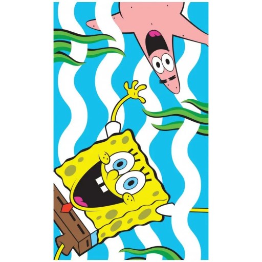 UTERÁK DO ŠKOLKY PRE DETI 30X50 SPONGEBOB LETO Carbotex