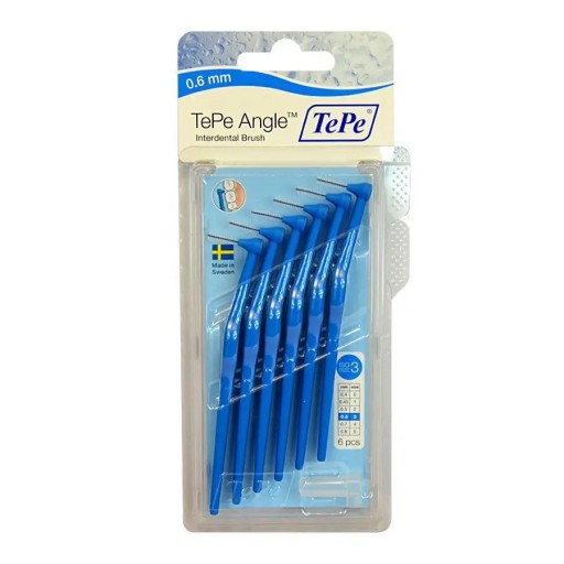 TePe Angle 0,6 mm Medzizubné kefky 6 ks.