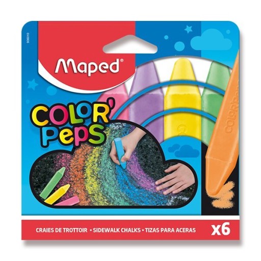 Chodníková krieda 6col Colopeps Maped 936010